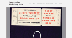 Desktop Screenshot of gregoryalanthornbury.com